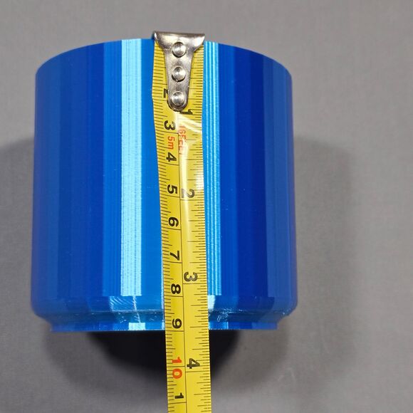 Aquaponic Aquarium Wicking Planter Pot White Blue Self Watering Fish Tank Decor - Picture 9 of 15